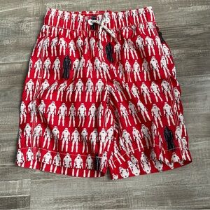 GAP Star Wars Red Stormtrooper and Darth Vader Swim Shorts